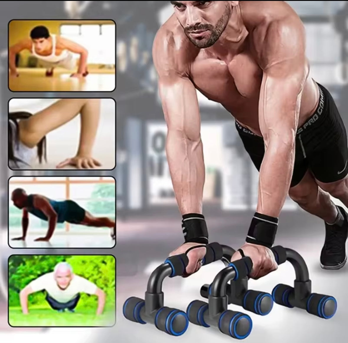 Support de pompes pour hommes et femmes, exercice des muscles de la poitrine, équipement de Fitness pour la maison