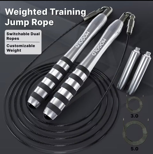 Corde à sauter professionnelle pour Crossfit, fil de gymnastique à domicile Durable pour hommes et femmes, corde à sauter de combat, perte de poids, équipements d'exercices sportifs.