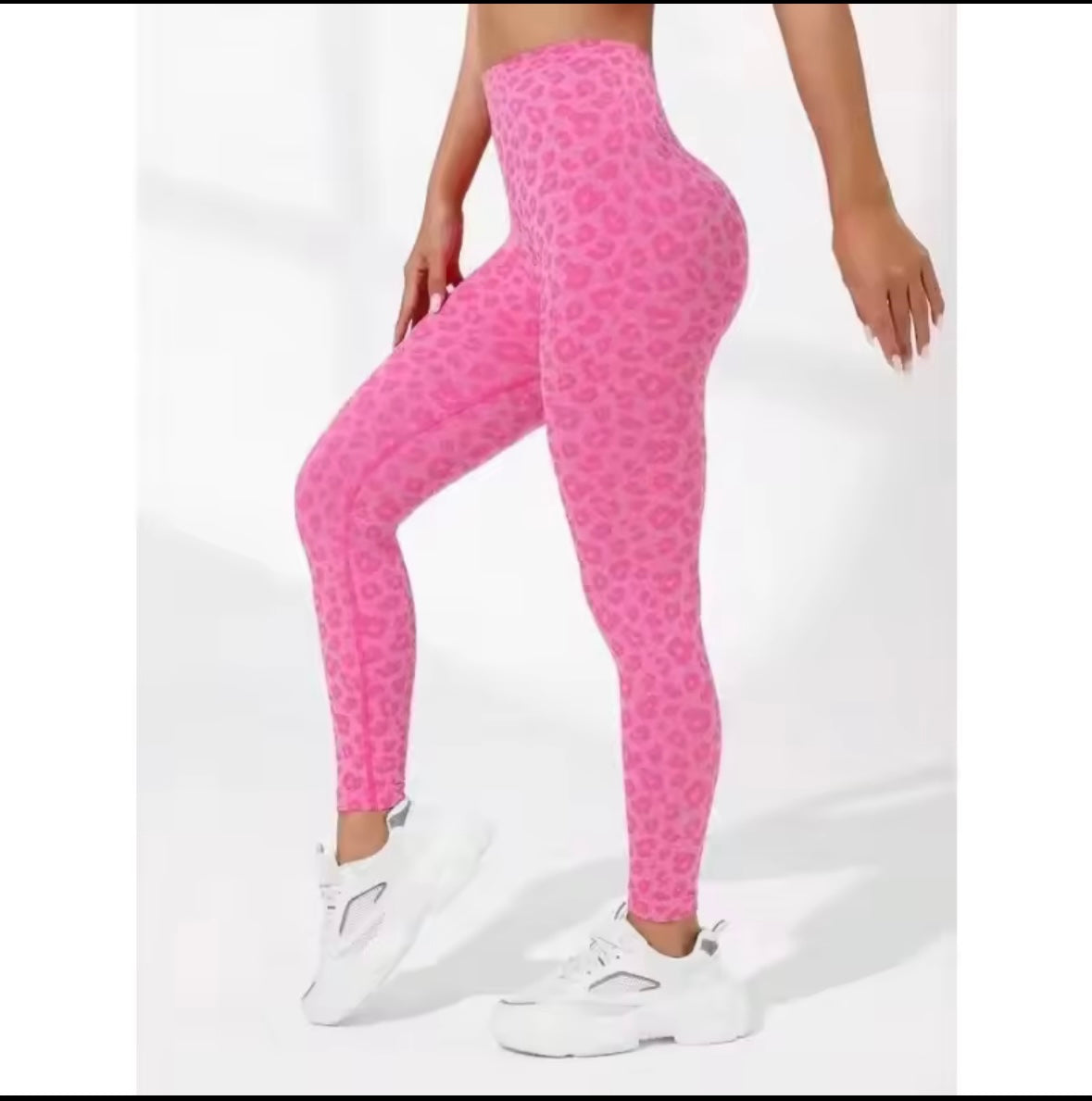 Legging léopard taille en V pour femmes, collants de yoga sexy, pantalons de sport de course, taille haute.