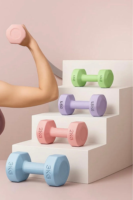 Poids de Fitness Colorés – Confort, Élégance, Efficacité